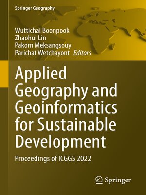 cover image of Applied Geography and Geoinformatics for Sustainable Development